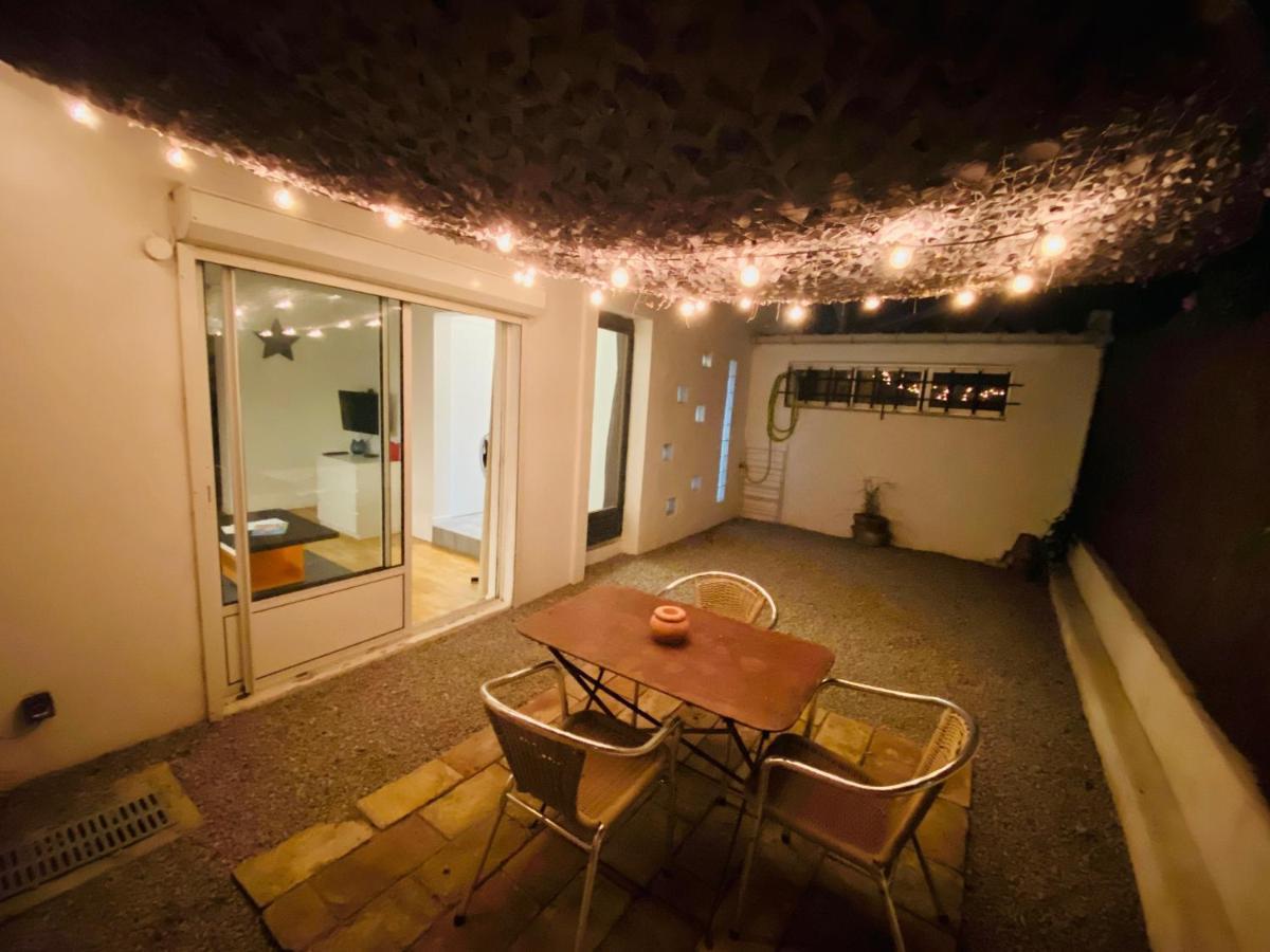 モンペリエGrand Studio De 38M2 Et Cour Independante De 25M2 Dont Wifi Et Netflixアパートメント エクステリア 写真